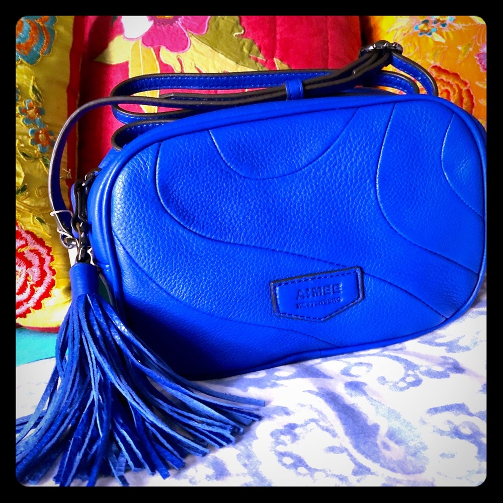 NWT Aimee Kestenberg Xander Lapis Crossbody